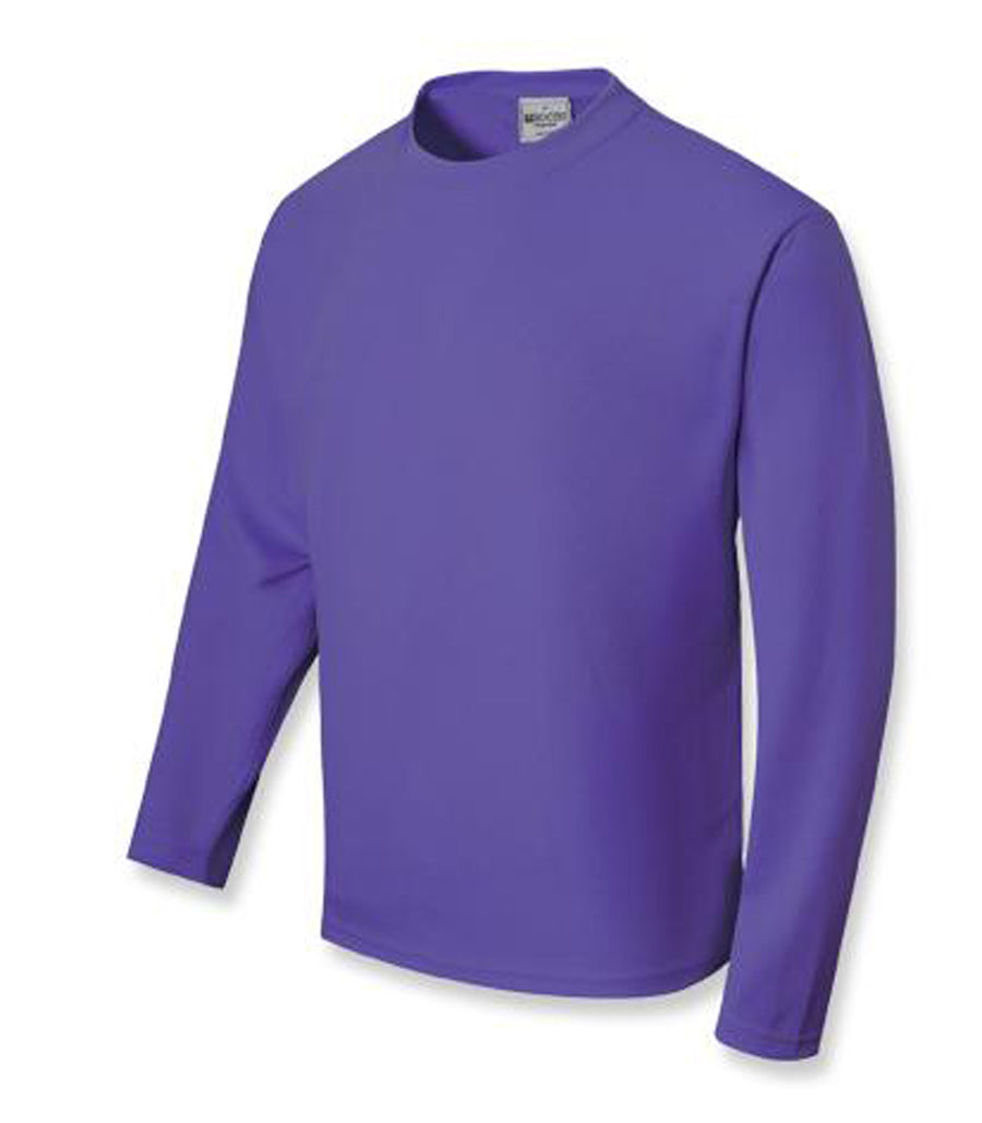 Unisex Adults Sun Smart L/S Tee Shirt in Purple