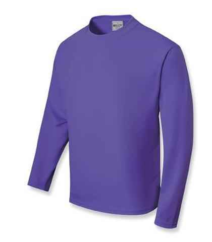 Unisex Adults Sun Smart L/S Tee Shirt in Purple