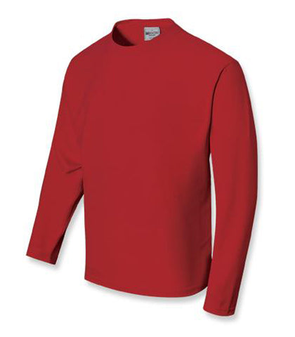 Unisex Adults Sun Smart L/S Tee Shirt in Red