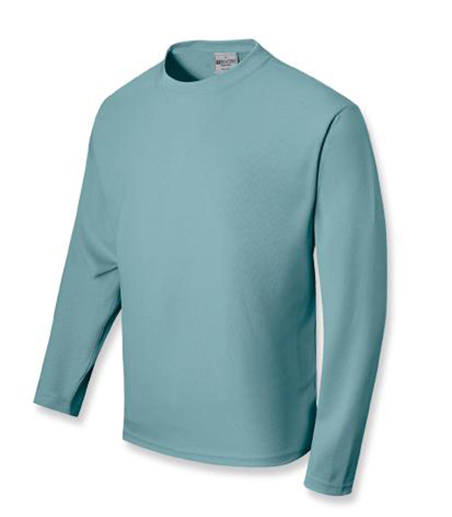Unisex Adults Sun Smart L/S Tee Shirt in Stone Blue
