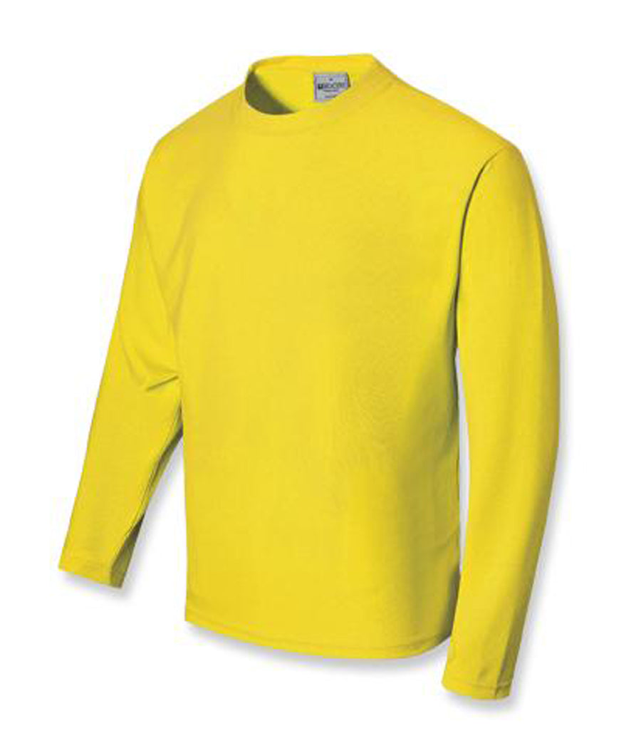 Unisex Adults Sun Smart L/S Tee Shirt in Yellow