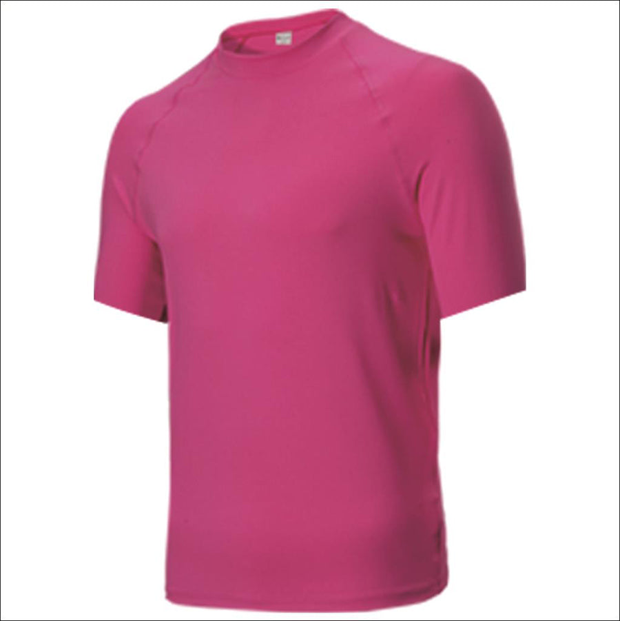 Short Sleeve Rashie in Fluoro Pink
