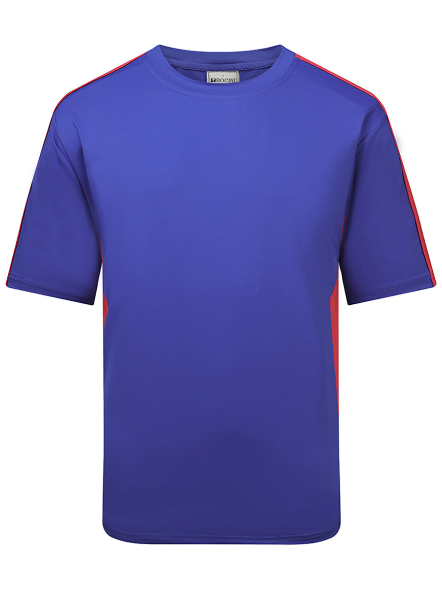 NEW PRODUCT CoreMotion Tee in Royal/Red