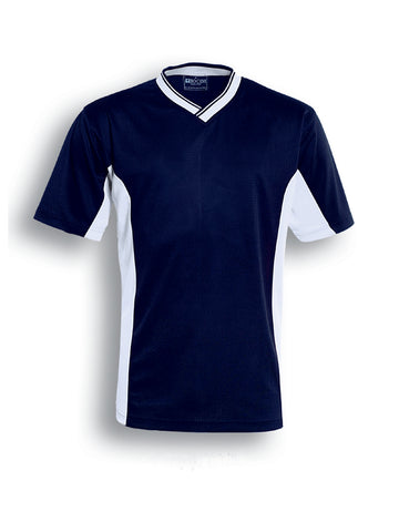 Kids Soccer Panel Jersey in Navy/White