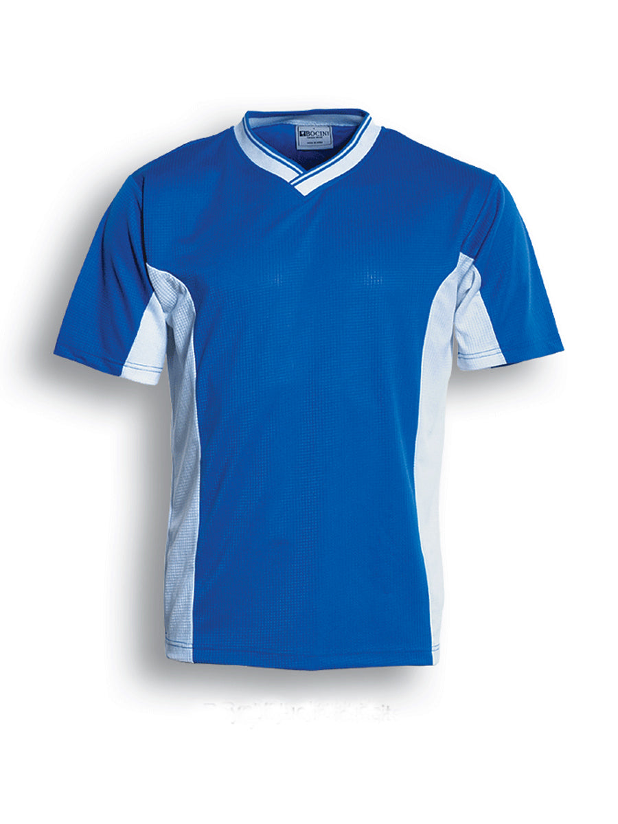 Kids Soccer Panel Jersey in Royal/White