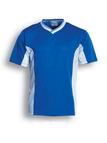 Kids Soccer Panel Jersey in Royal/White