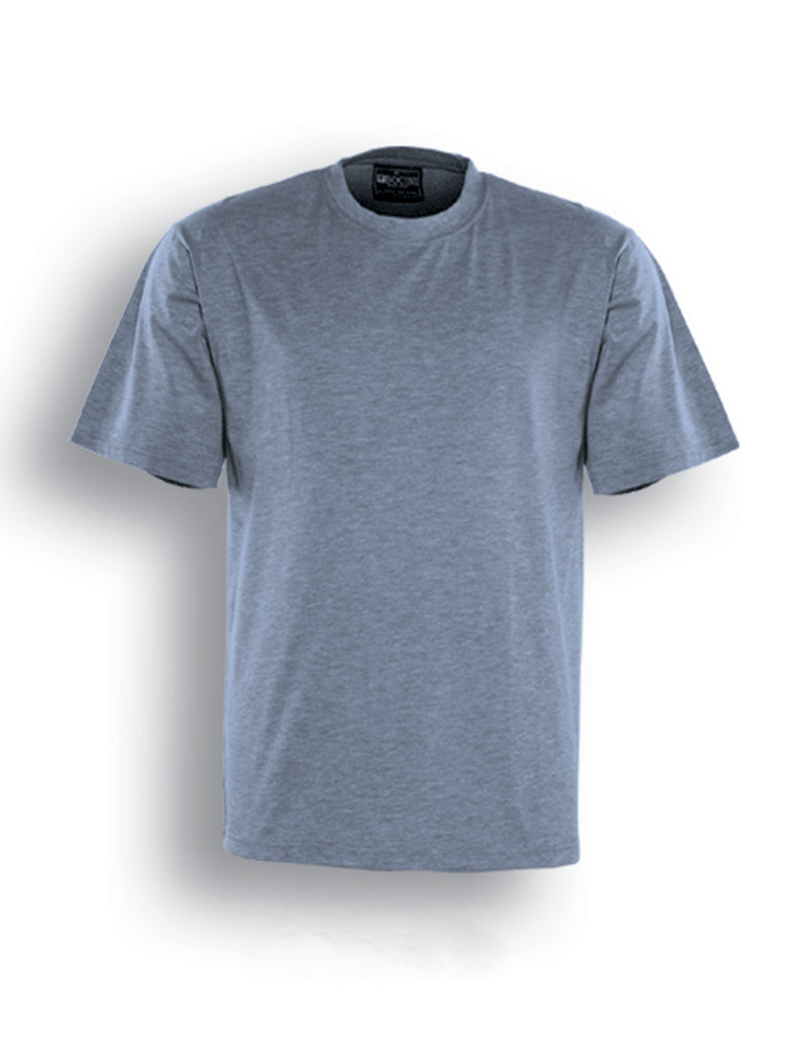 Unisex Adults Plain Cotton Tee Shirt in Grey