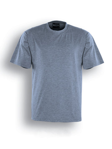 Unisex Adults Plain Cotton Tee Shirt in Grey