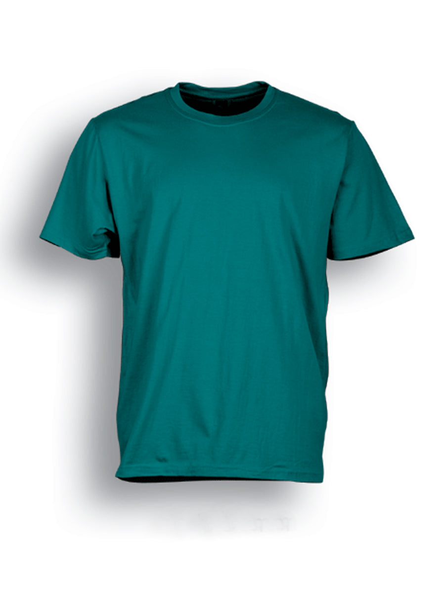 Unisex Adults Plain Cotton Tee Shirt in Jade