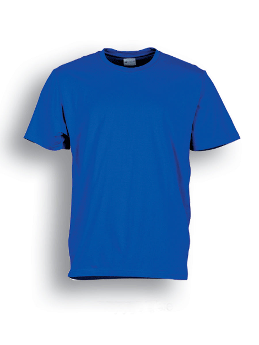 Unisex Adults Plain Cotton Tee Shirt in Royal