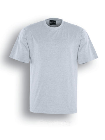 Unisex Adults Plain Cotton Tee Shirt in Snow