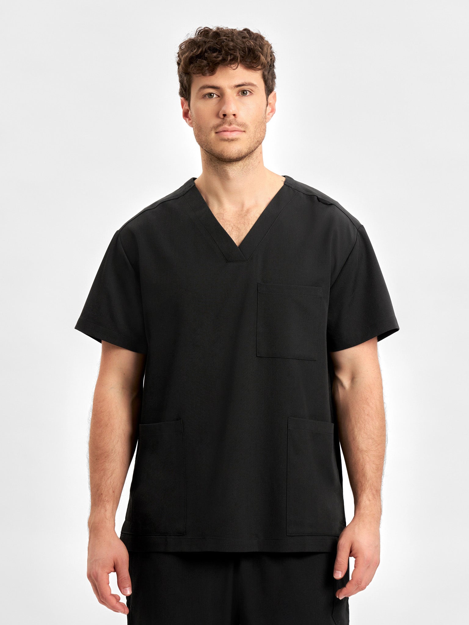 Pulse Unisex V-Neck Scrub Top-CU544US-inaura-0