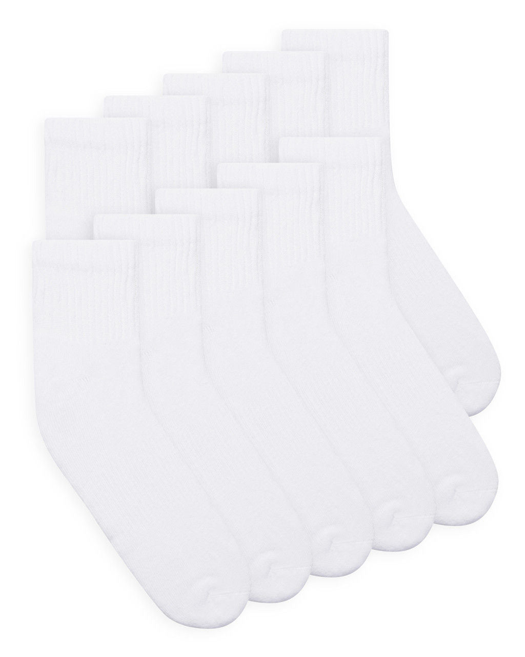 GBM0012 Gildan Ankle Sock (10 Pack) - Black-3