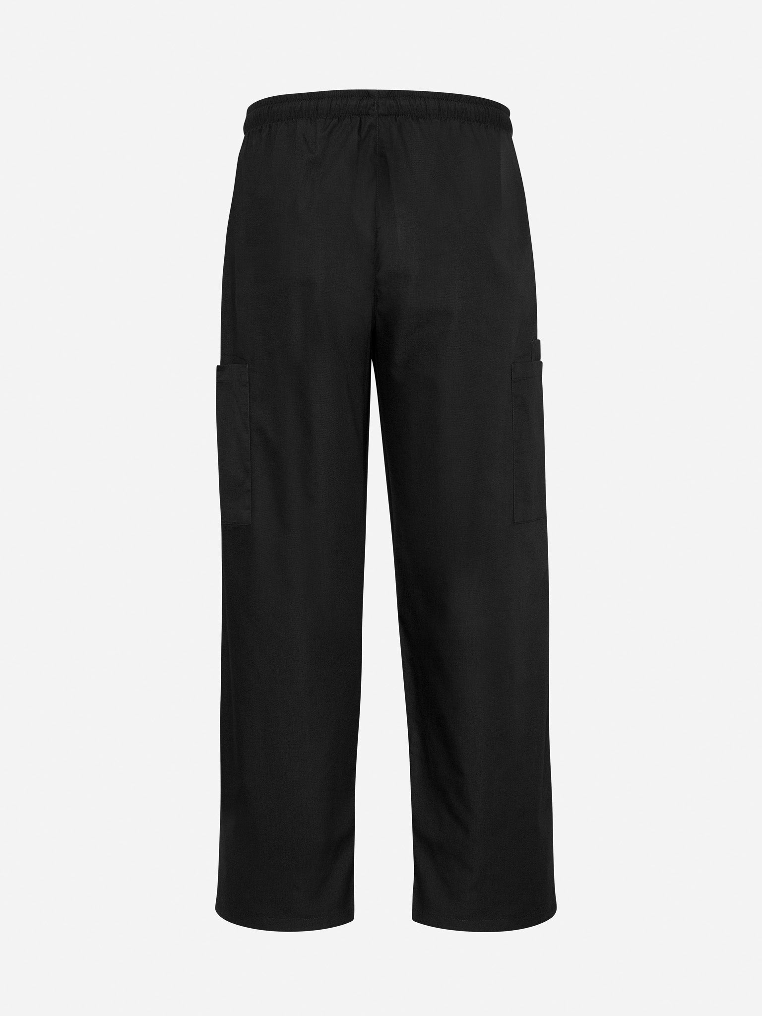 Classic Unisex Scrub Pant Black back view