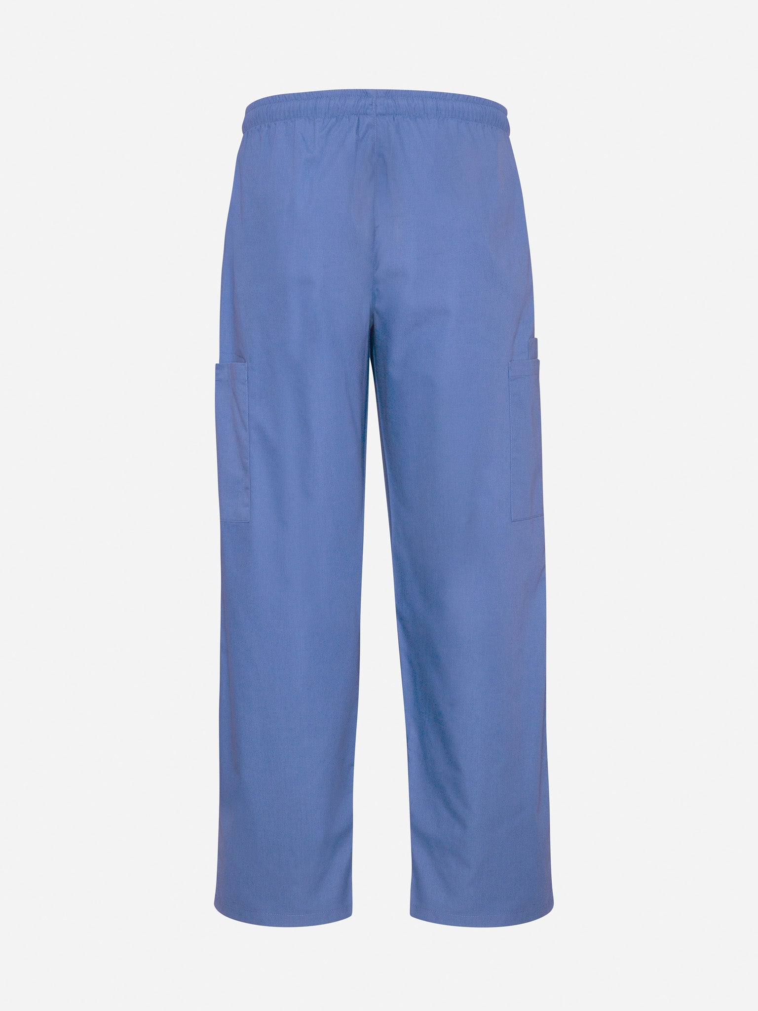 Classic Unisex Scrub Pant Mid Blue back view