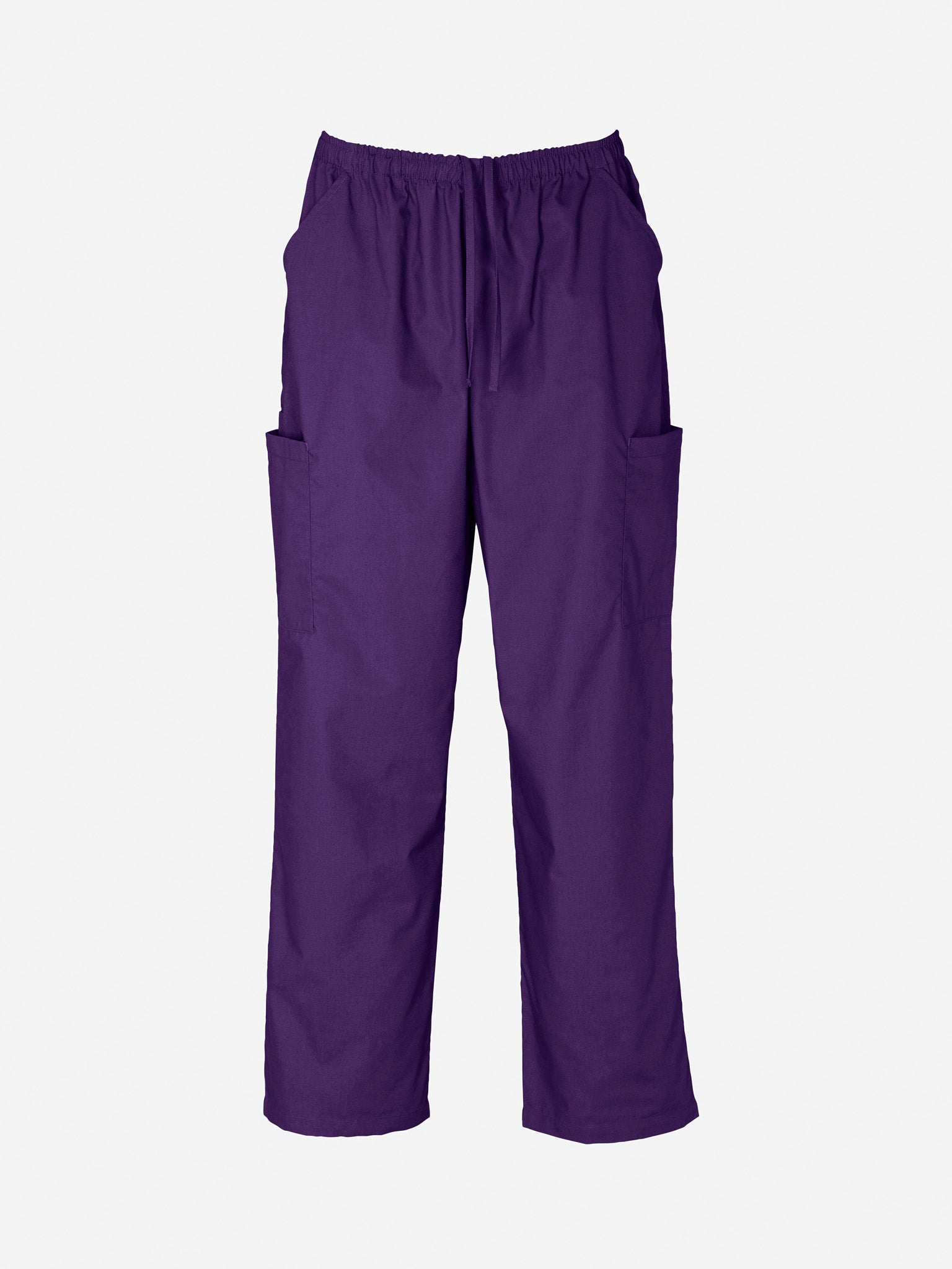 Classic Unisex Scrub Pant Purple front view