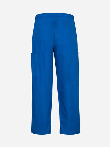 Classic Unisex Scrub Pant Royal back view