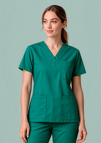 Classic Unisex Scrub Top-H10612-biz-care