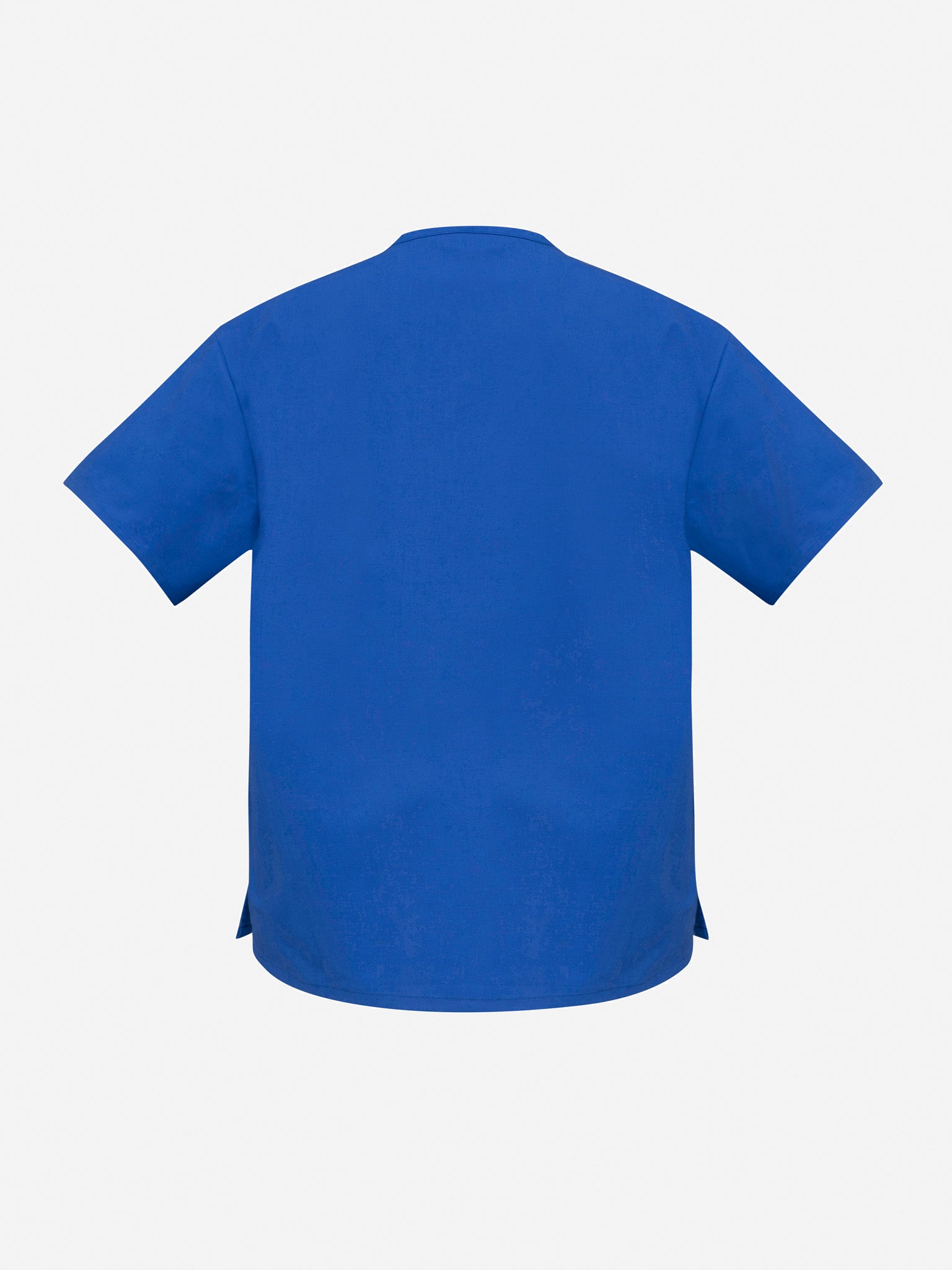 Classic Unisex Scrub Top Royal back view
