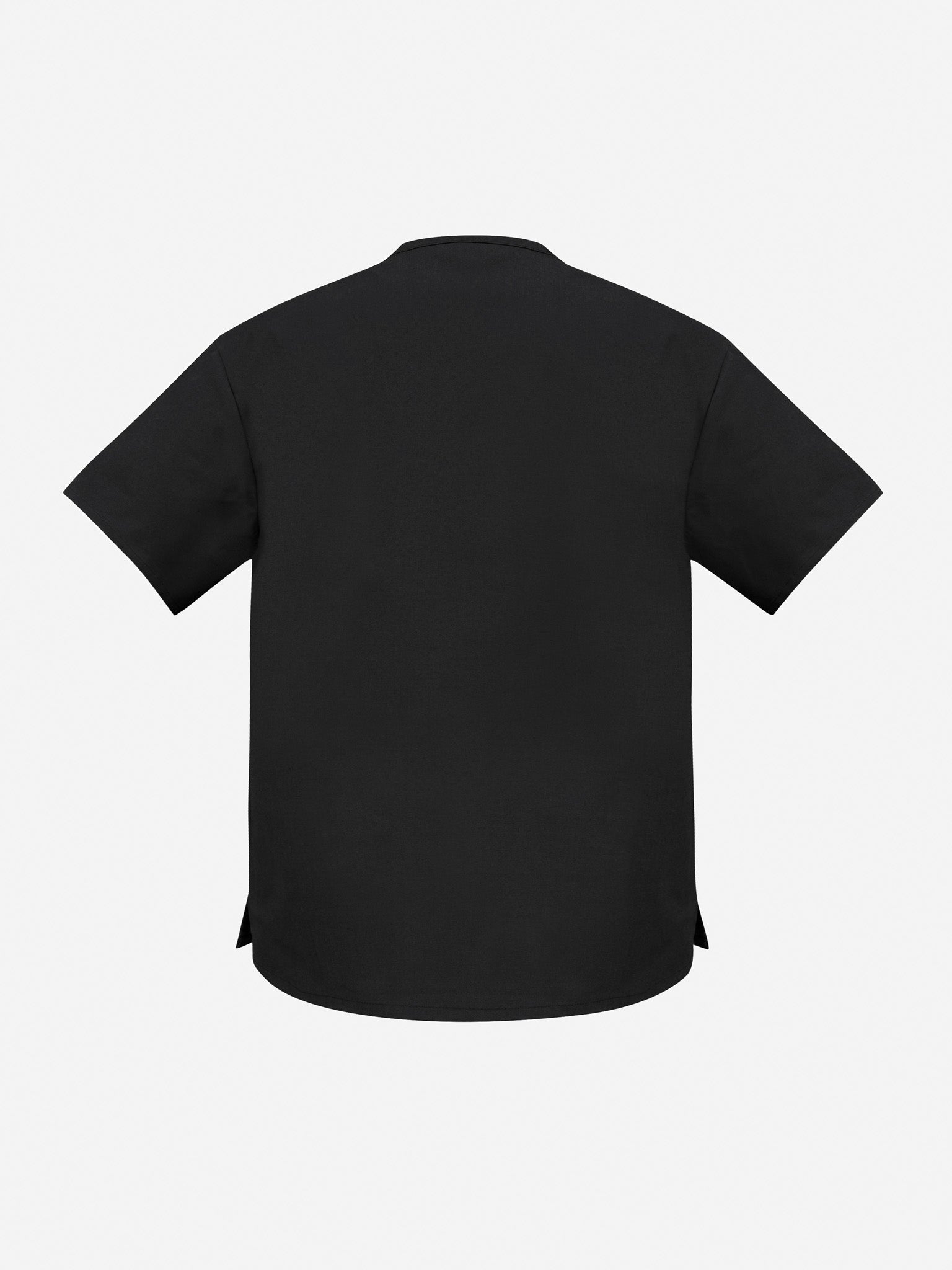 Classic Womens Scrub Top Black back view