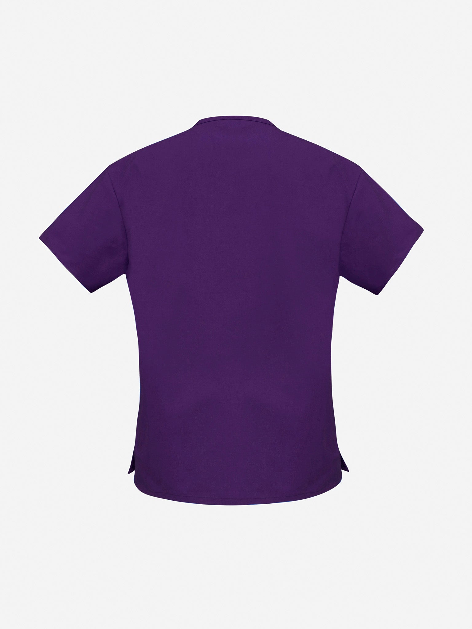 Classic Womens Scrub Top Purple back view