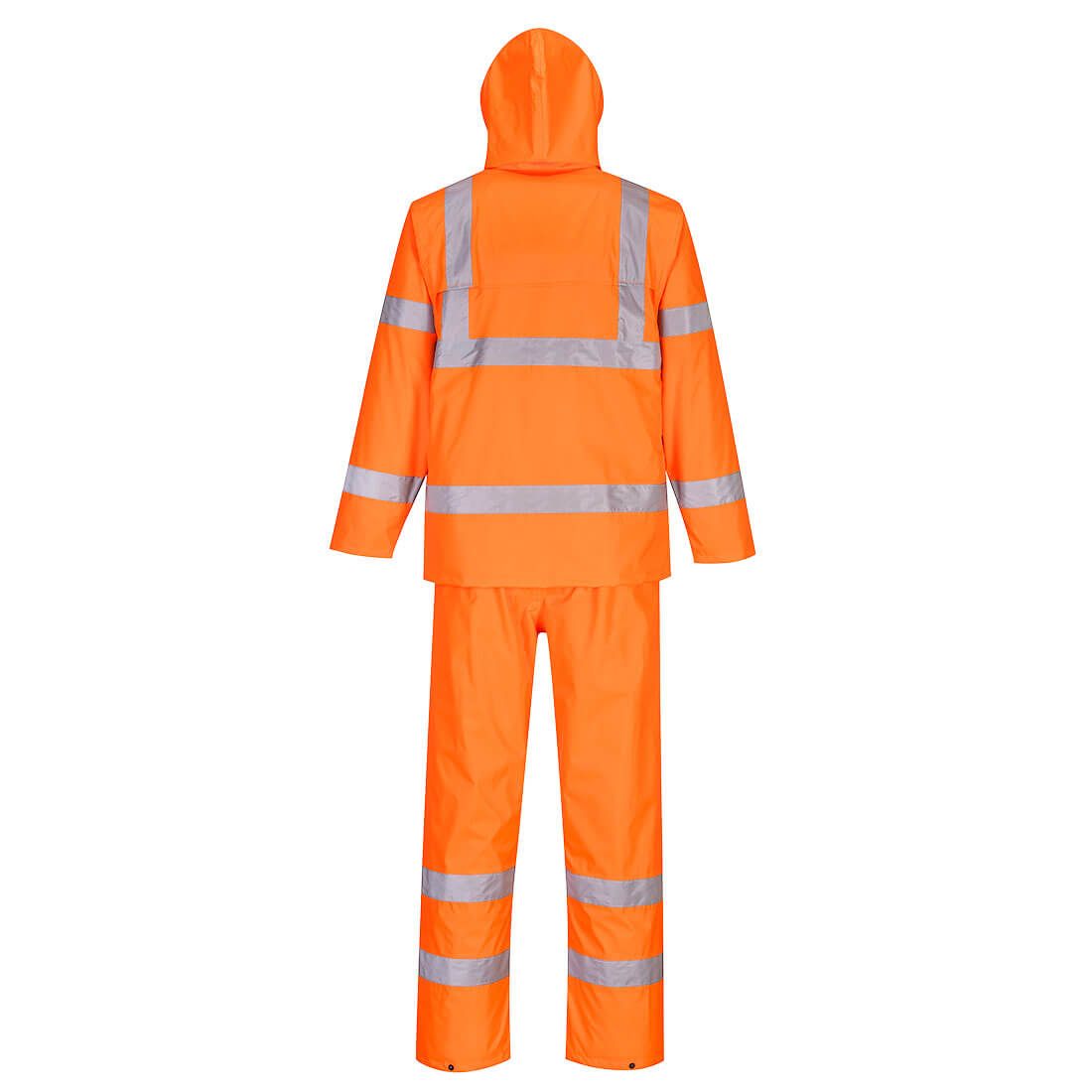 Hi-Vis Rainsuit Orange back