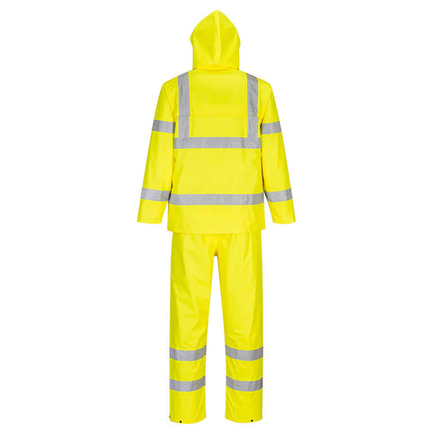 Hi-Vis Rainsuit Yellow back