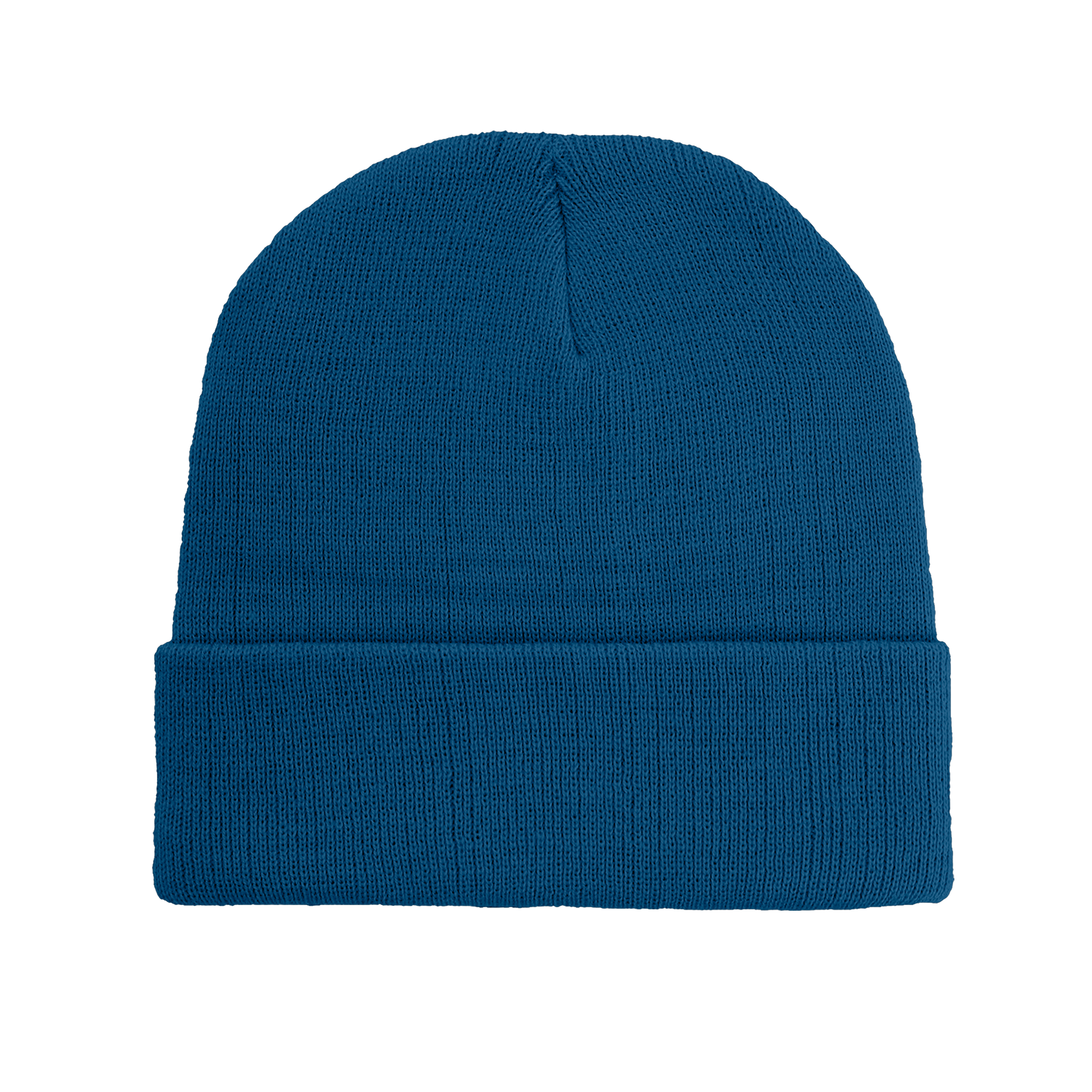 B001 Headwear24 Cuffed Recycled Polyester Knitted Beanie - Petrol