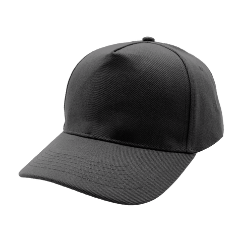 V5038 Headwear24 Fade Resistant 5 Panel Cap - Black