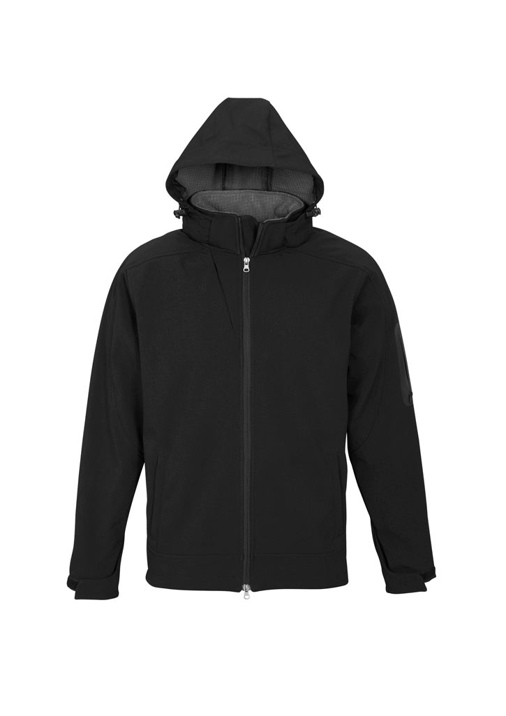 Summit Mens Jacket Black/Graphite front view