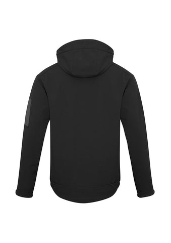 Summit Mens Jacket Black/Graphite back view