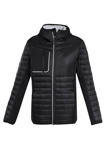 Patrol Unisex Jacket Black/Silver front view