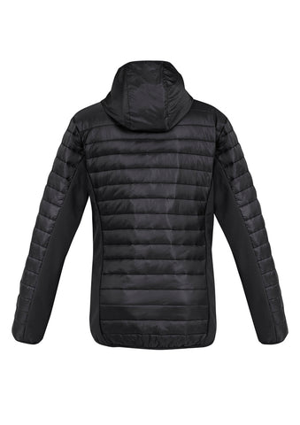 Patrol Unisex Jacket Black/Silver back view