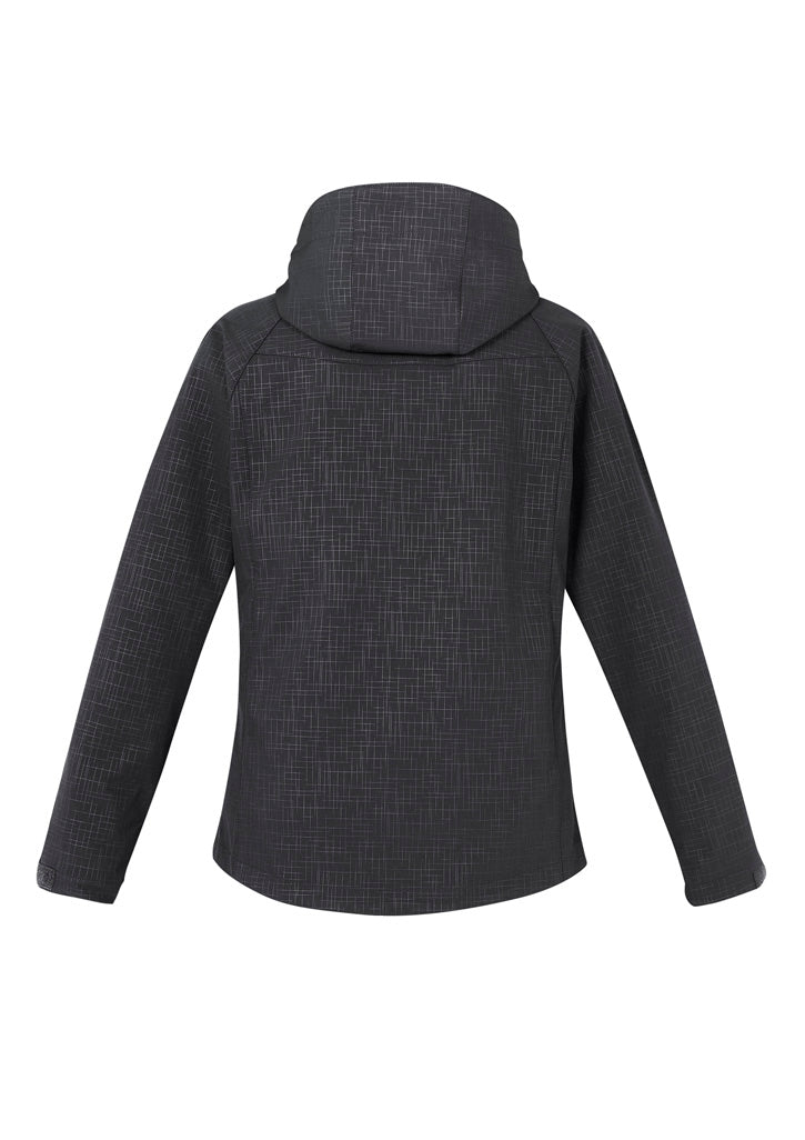 Geo Womens Jacket Black back view