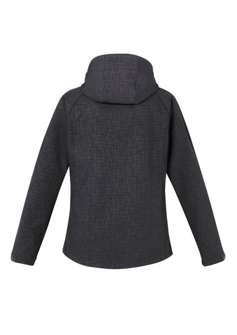 Geo Womens Jacket Black back view