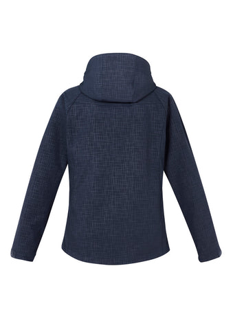 Geo Womens Jacket Navy back view