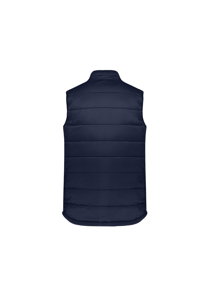 Alpine Mens Vest Navy back view