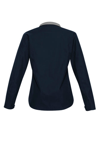 Geneva Womens Jacket Navy/Graphite back view
