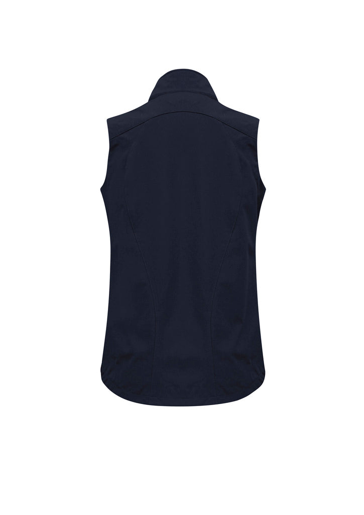 Geneva Womens Vest Navy/Graphite back view