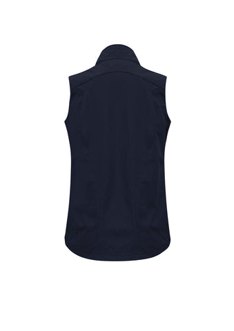 Geneva Womens Vest Navy/Graphite back view