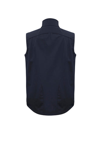 Geneva Mens Vest Navy/Graphite back view