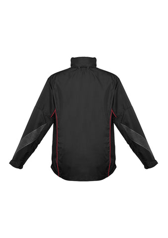 Razor Unisex Jacket Black/Red back view
