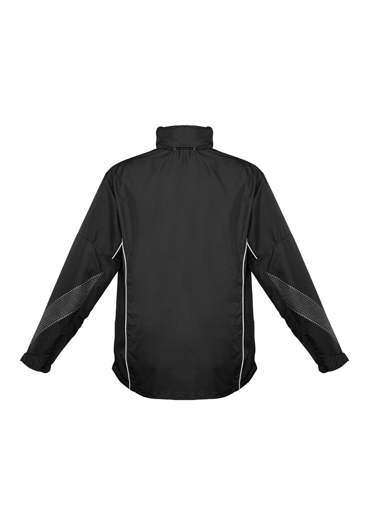 Razor Unisex Jacket Black/White back view