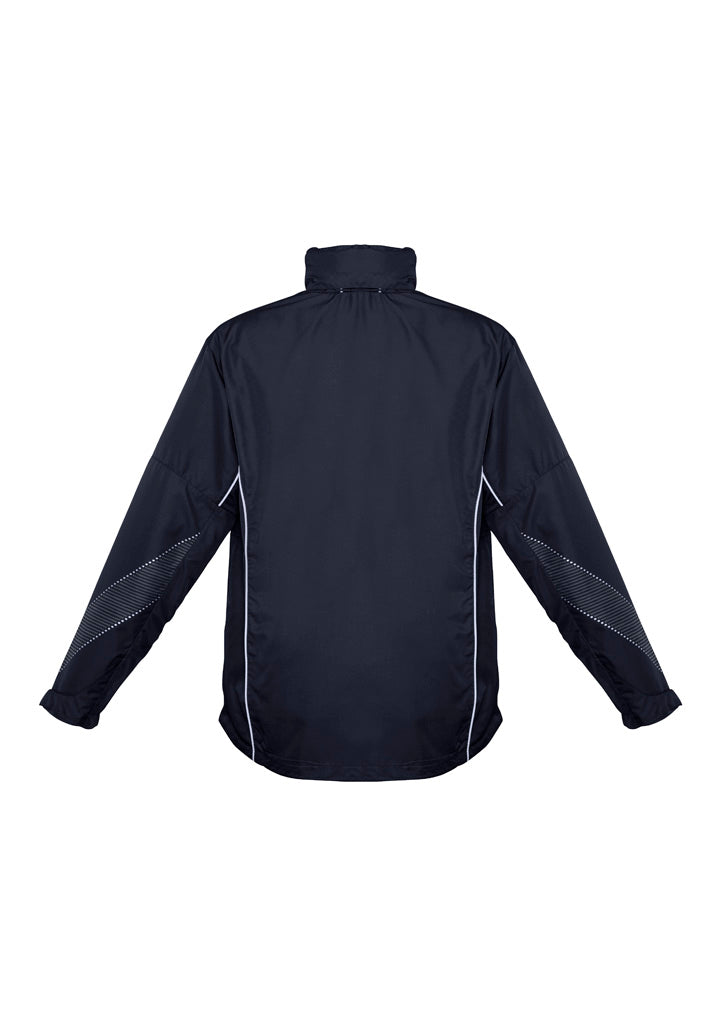 Razor Unisex Jacket Navy/White back view