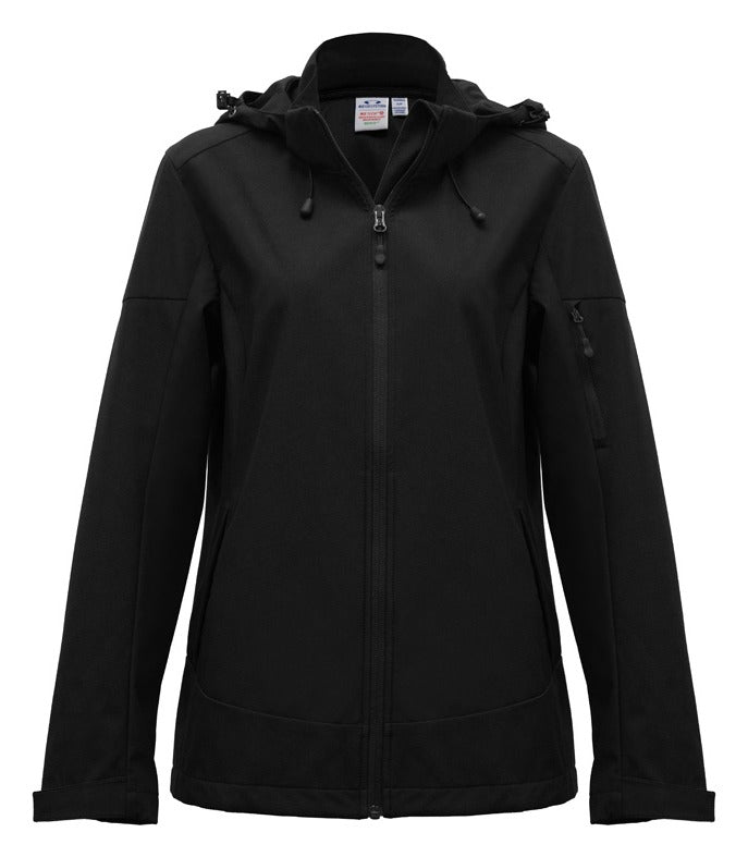 Atlas Womens Jacket Black front view