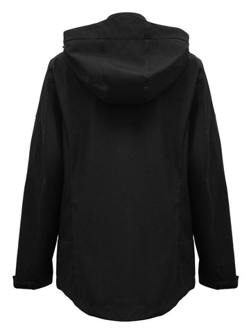 Atlas Womens Jacket Black back view