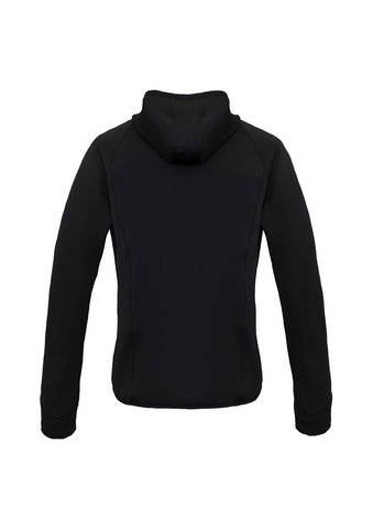 Stealth Womens Jacket Black/Silver back view