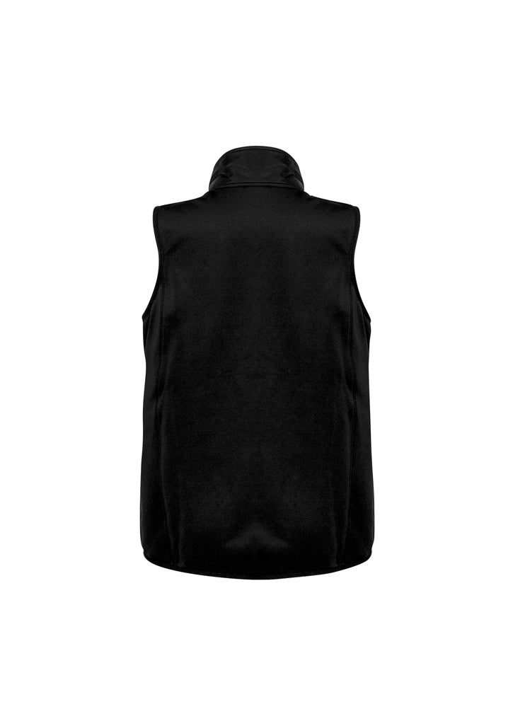 Stealth Mens Vest Black/Silver back view