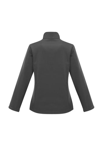 Apex Womens Jacket Grey back view