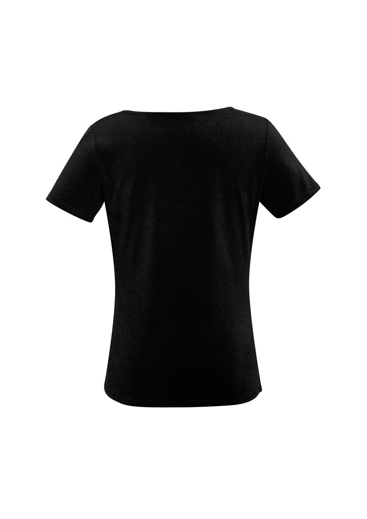 Ava Womens Top Black back view